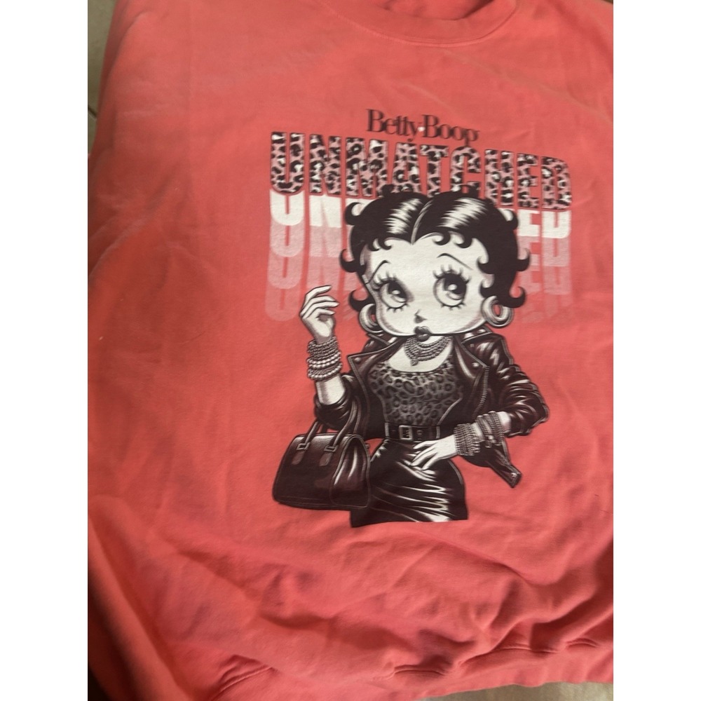 betty boop crew sweatshirt